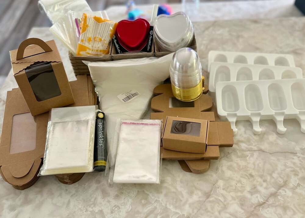 Baking and Cake Decorating Supplies Lot